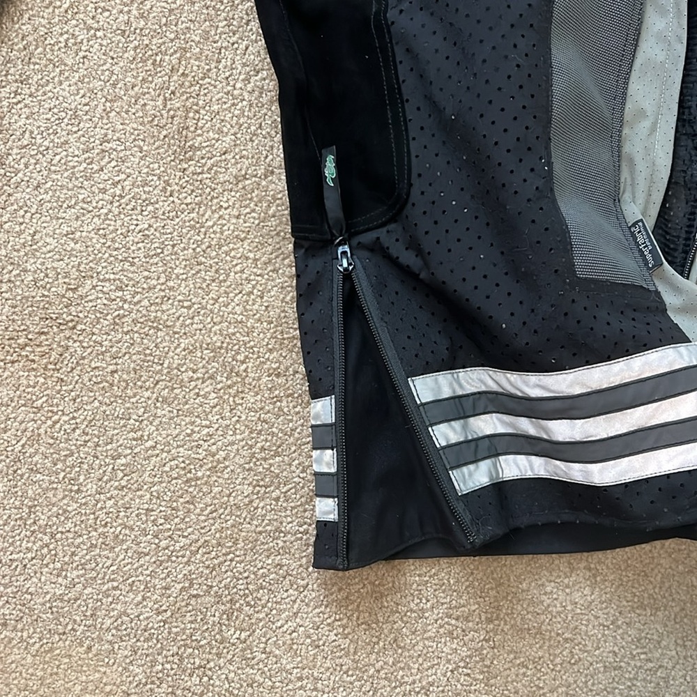 Big &Tall Men’s Motorcycle Pants w/suspenders - Picture 7 of 14